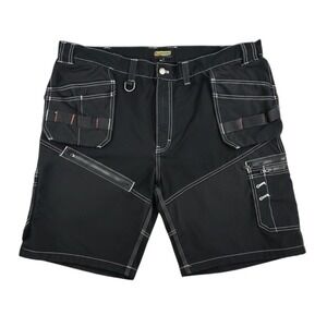 Blaklader Workwear Utility Carpenter Shorts Black Tool Pockets Men Size 44